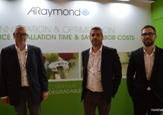 Erik Jan Hornstra, Jordi Barrio and Edgar Torruella representing ARaymond